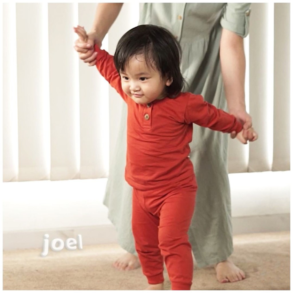 Joel Semesta Series - Setelan Baju Bayi Panjang Newborn - 2 Tahun