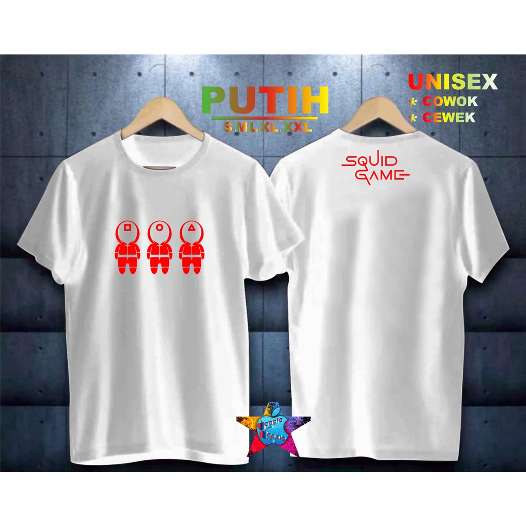 COD/KAOS SQUID GAME DB/KAOS TERLARIS KUALTAS TERJAMIN/KAOS PRIA DISTRO HIT/KAOS BANDUNG/KAOS KEREN/KAOS MURAH//KAOS DISTRO/KAOS BERGAMBARKAOS DISTRO/KAOS PRIA DAN WANITA/KAOS KATA KATA LUCU/KAOS VIRAL/KAOS PROMO