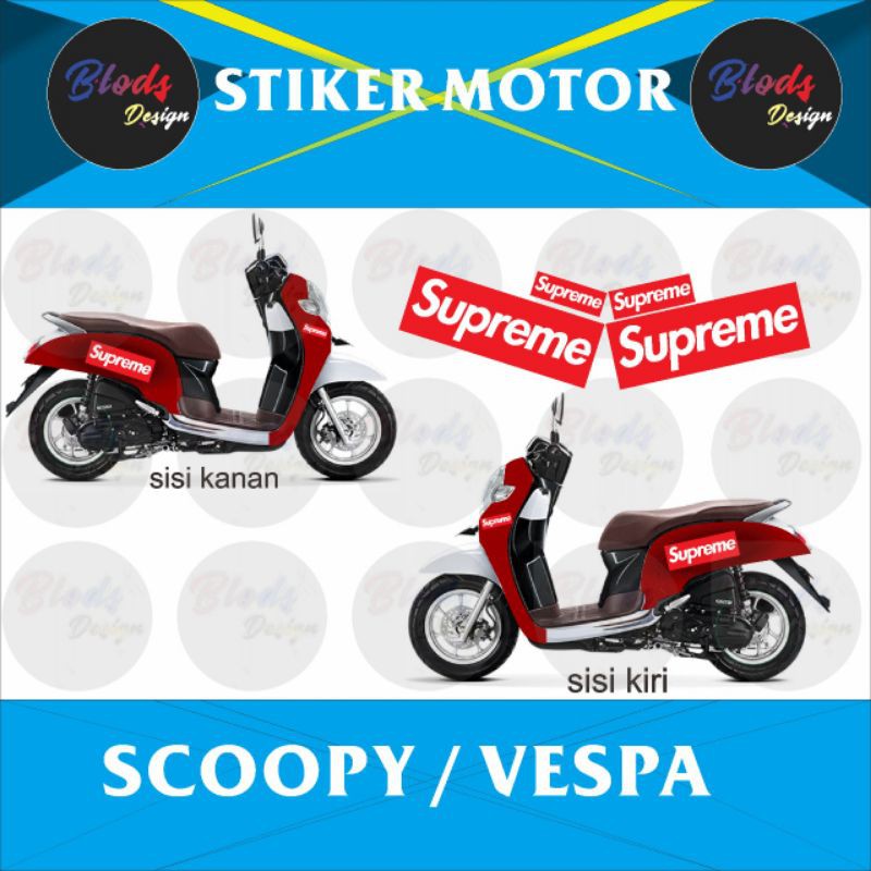 Striping Stiker Scoopy / Vespa Supreme