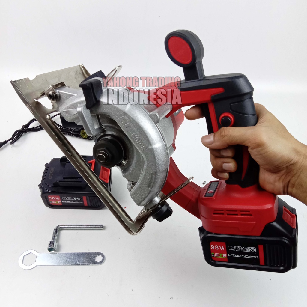 SUNC Brushless Circular Saw Gergaji Bundar Portable 98VF