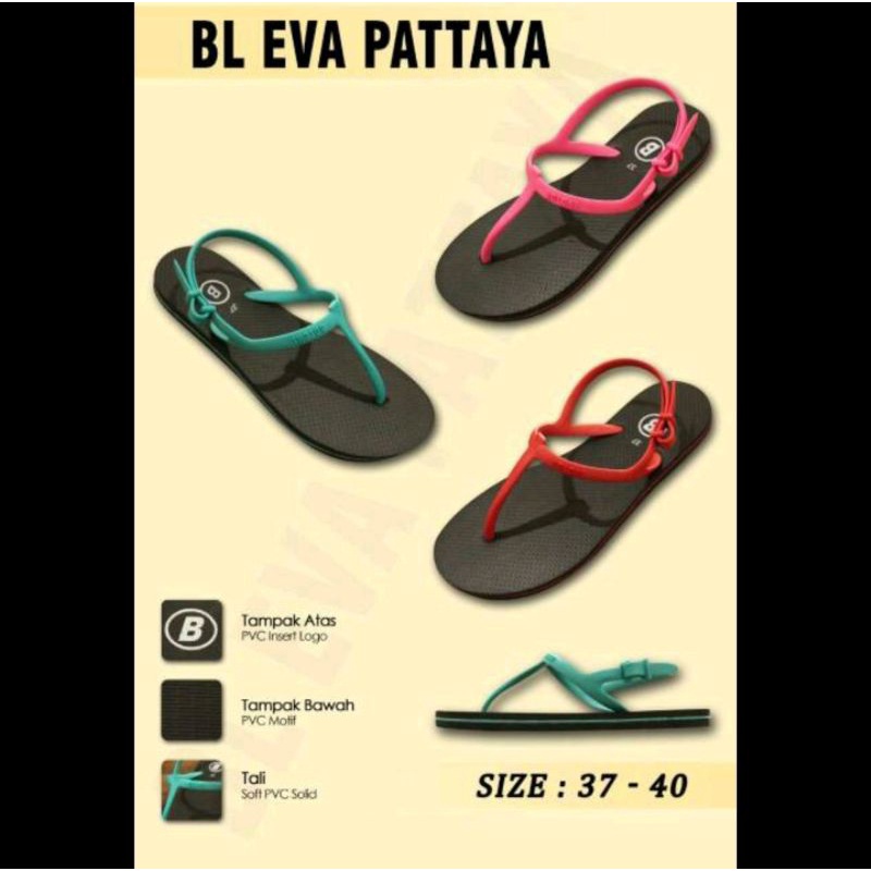 SANDAL WANITA TALI BELAKANG SANDAL PATAYA BOLONI KEREN KEKINIAN