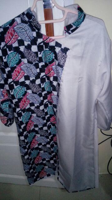 Batik Wanita Kekinian Fatima Dianara Tunik Batik Kombinasi