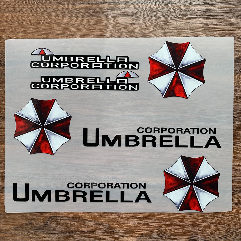 1pc Stiker Reflektif Motif Logo Resident Evil Ukuran Besar Untuk Dekorasi Mobil / Motor HONDA