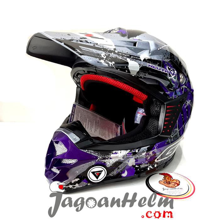 GM HELM NEUTRON | DARK GREY MET. PURPLE | SUPER CROSS TRAIL