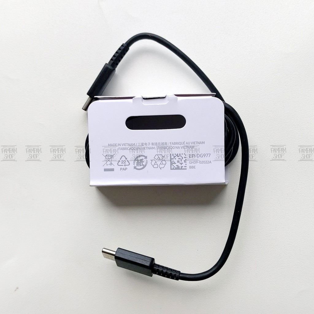 Kabel Data Charger Samsung TYPE C TO TYPE C Super Fast Charging 60W A80 S10 Plus S20 Note 10 20 Ori