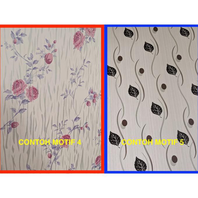 Dekorasi Dan Hiasan Walpaper Dinding Stiker 10m Wallpaper Sticker Motif Batik Bunga Garis Motif Shopee Indonesia