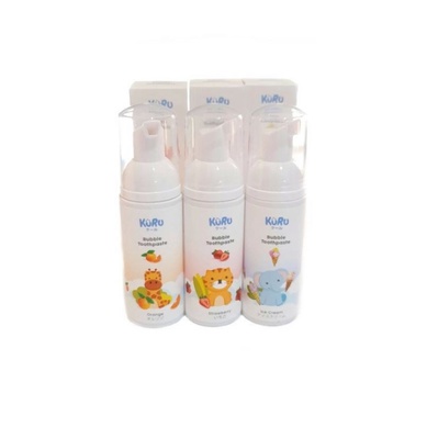 Kuru Bubble Foam Kids Toothpaste Pasta Gigi 60ml