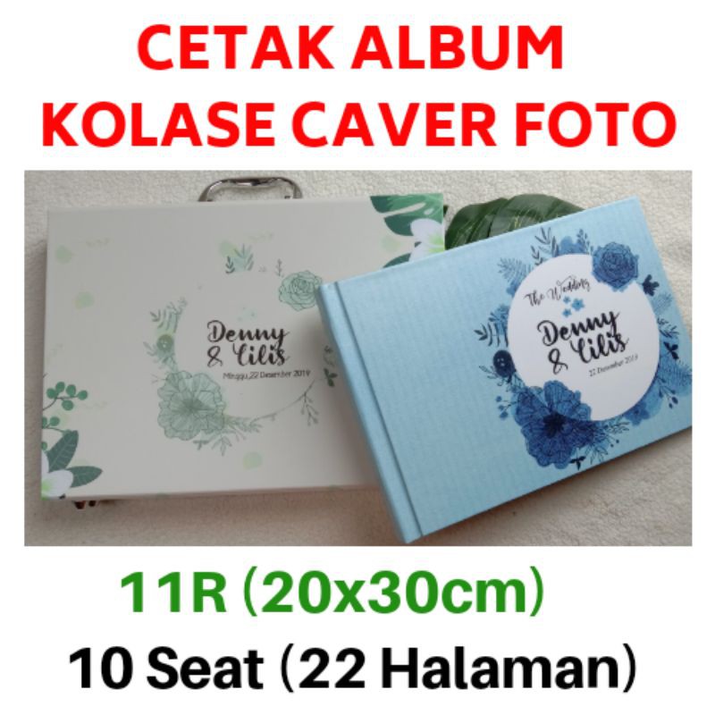 Album kolase cetak+ Edit +Koper foto..10Seat 22Halaman
