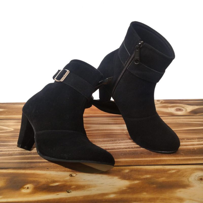 boots wanita/sepatu wanita hak tinggi