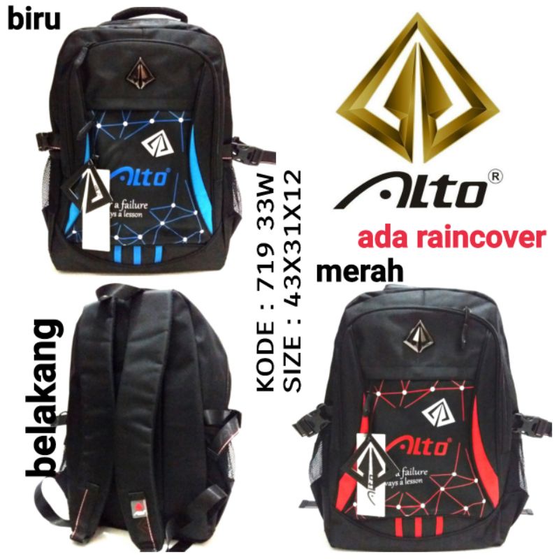 TAS RANSEL SEKOLAH BACKPACK BY ALTO 71933W TERBARU TERMURAH