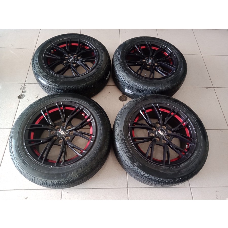 velg mobil bekas ring 15 AMBARA (HSR) R15X7 lubang 4 BAN 195 60