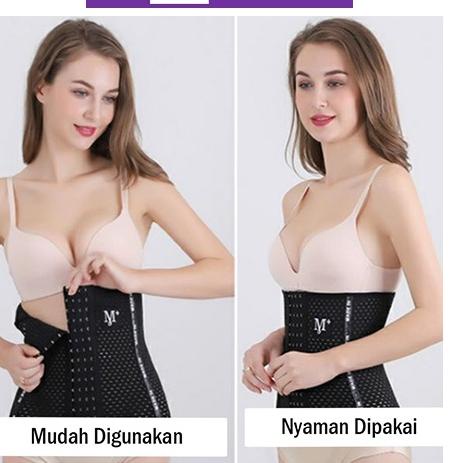 DQ434 Fynshop ♛ UW15 Korset Pelangsing Pinggang Perut Pembentuk Tubuh Korset Ukuran Besar JOVINO Pro
