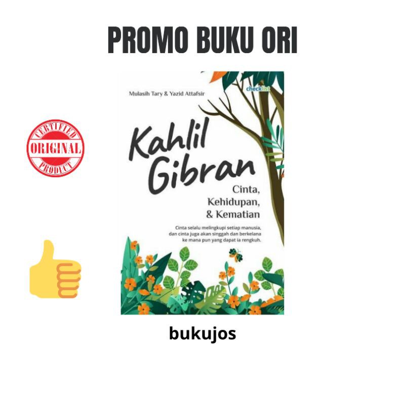 Buku Kahlil Gibran Cinta Kehidupan &amp; Kematian | Shopee Indonesia