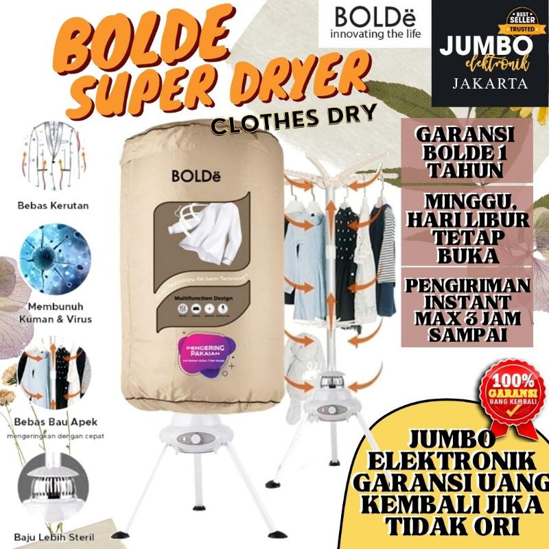 Bolde Dryer Pakaian Bolde Pengering Baju Elektrik Portable Alat Mesin Pengering Pakaian Mesin Penger