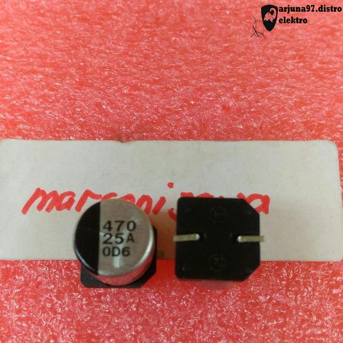470Uf 25V Capasitor Smd 470Uf 25V Smd Marcojiw99 Dijamin