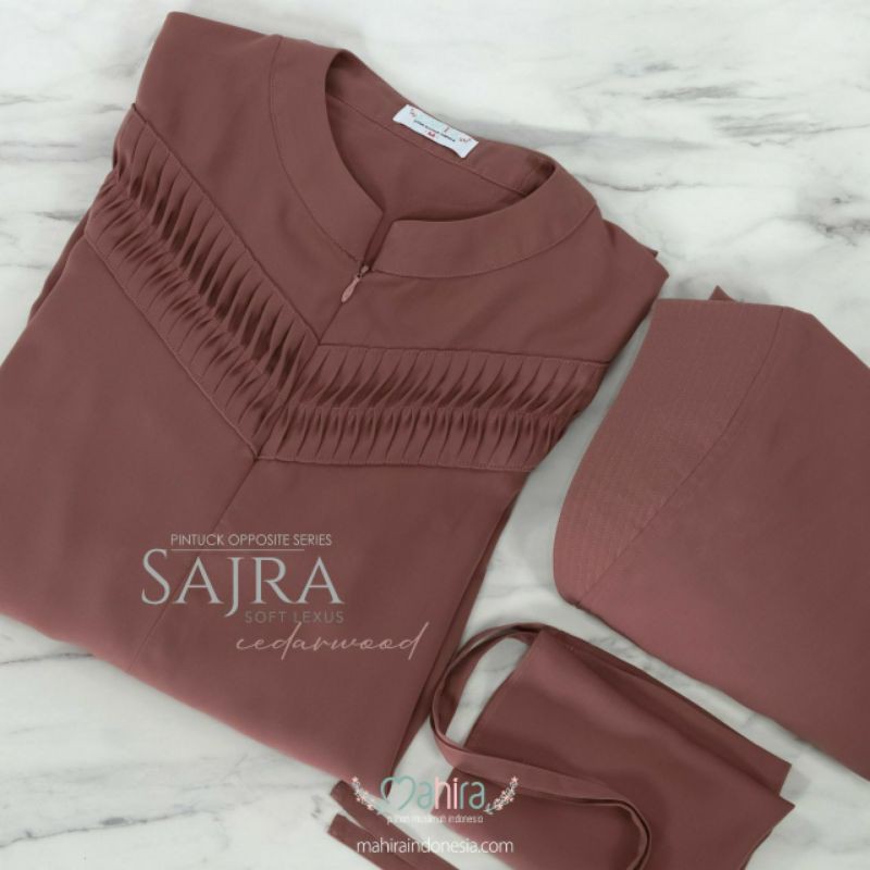 GAMIS SYAR'I MAHIRA SAJRA SERIES WARNA CEDARWOOD SIZE M DEWASA TERLARIS SELURUH INDONESIA