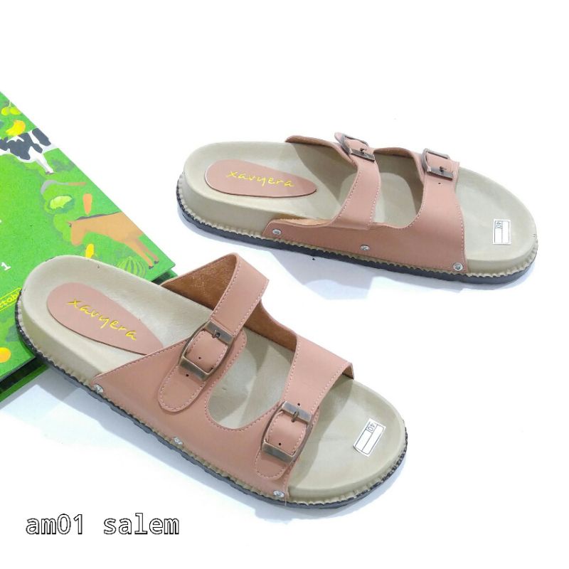 OBRAL CUCI GUDANG Borneo Xavyera AM01 dan OM33 Sendal Sandal Wedges Platform