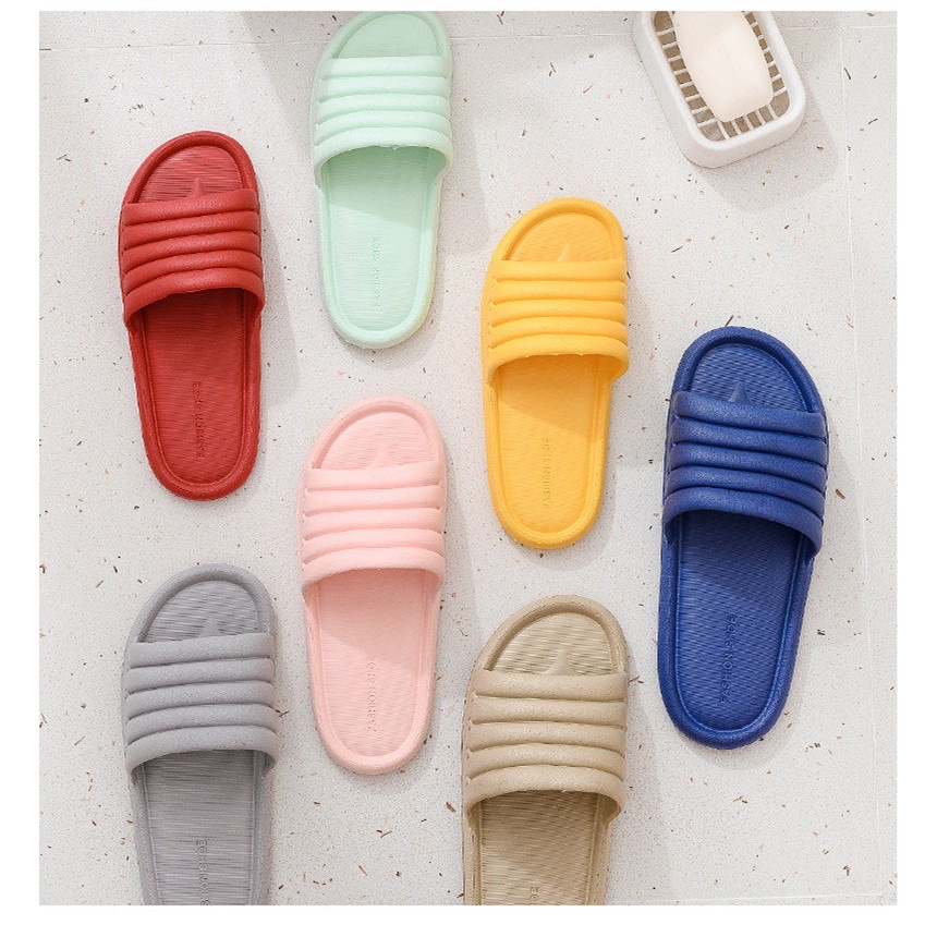 LUCKYMALL Sandal CANDY EVA Color Indoor Outdoor Rumah Kamar Mandi Anti Slip Empuk Serbaguna SOFUTO LEMBUT ANTI AIR WATERPROOF LUCU WARNA CANTIK