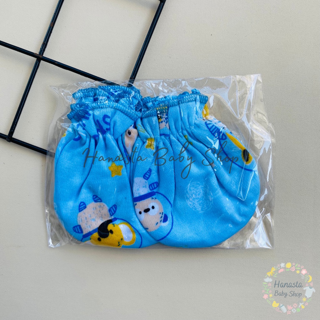 Sarung Tangan Bayi Dan Kaki 1 Set Newborn Baru Lahir Motif Hewan Lucu