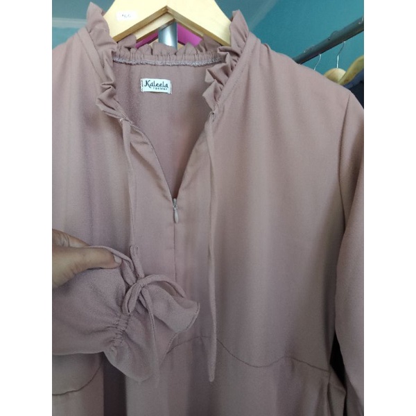 Gamis wolycrepe by Kaleela