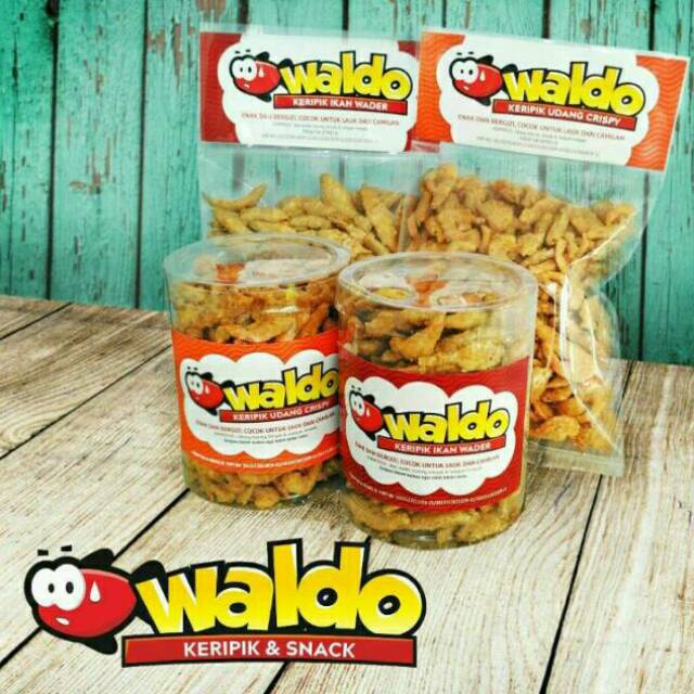 Kripik WADER Waldo Kemasan Mika.