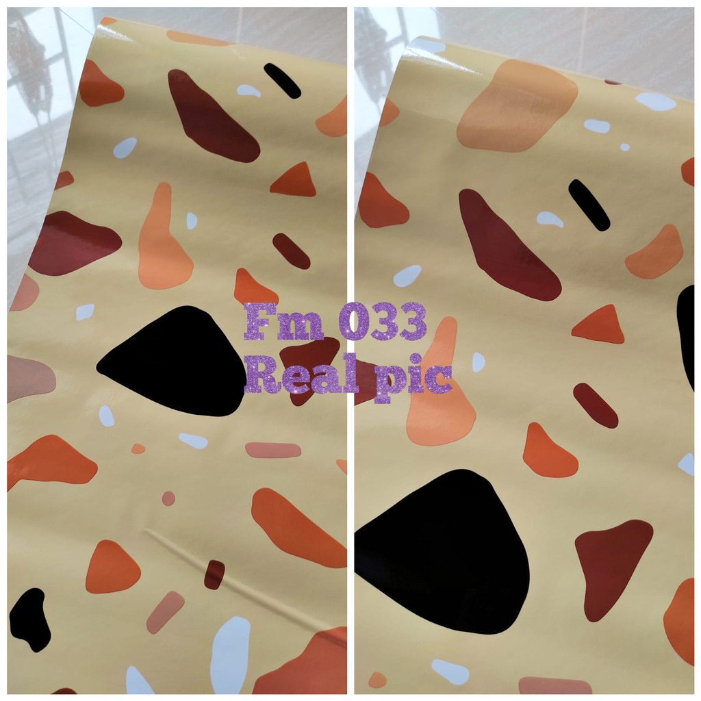 WALLPAPER WALPAPER WALLPEPER MOTIF MARMER MOZAIK ALUMIUM FOIL ANTI MINYAK ANTI PANAS STIKER STICKER SETIKER DINDING MOTIF MARBEL MARMER GRANIT GLOSSY DEKORASI RUMAH TEMPELAN TEMBOK KAMAR MANDI KERAMIK KRAMIK DAPUR MEJA KOMPOR LEMARI KITCHEN SET MURAH 3D-FM 033