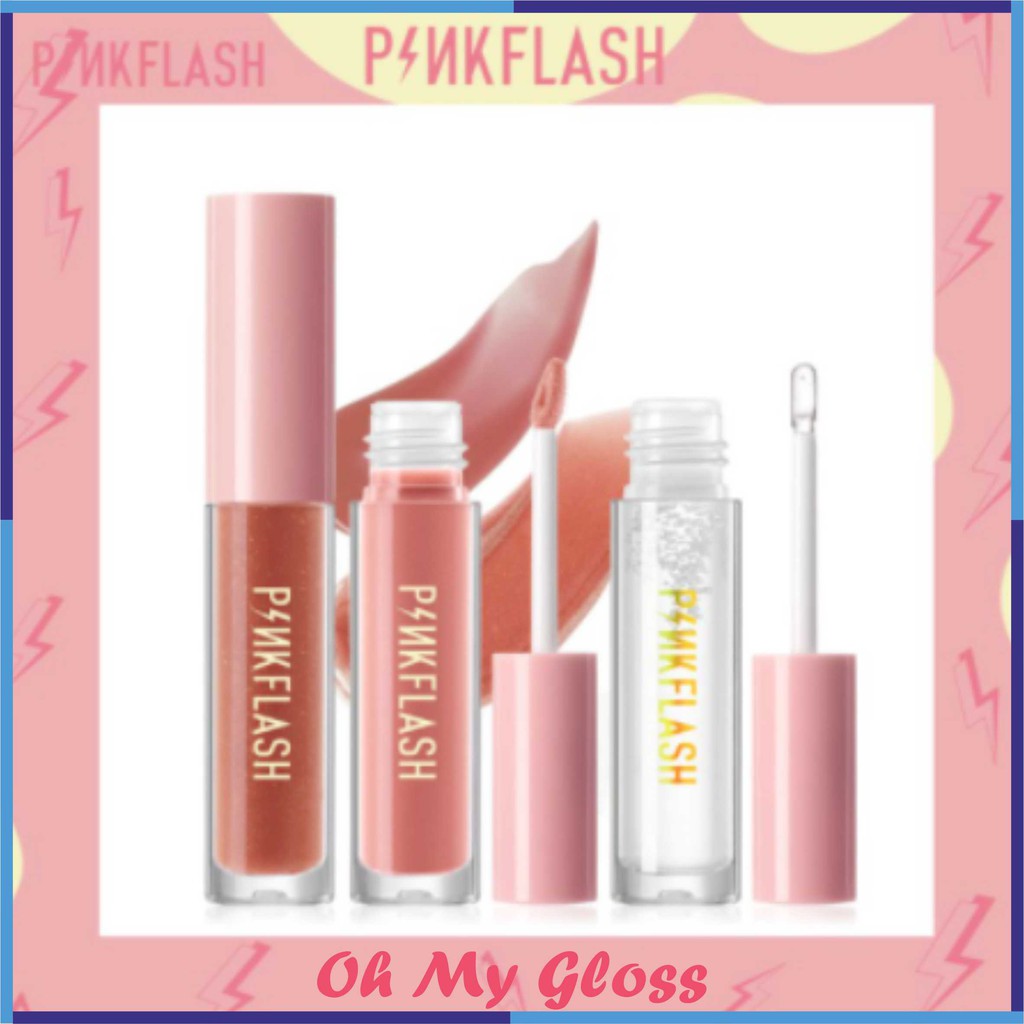 PINKFLASH OhMyGloss Lipgloss Pelembab Berkilau Untuk Perawatan Bibir Lip Gloss Lipstick