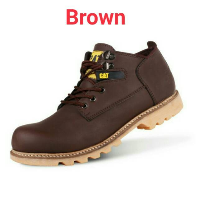 SEPATU SAFETY SEMI BOOTS KICKERS PRIA KULIT BOOT SAVETY BUT SEPTI SEVTI