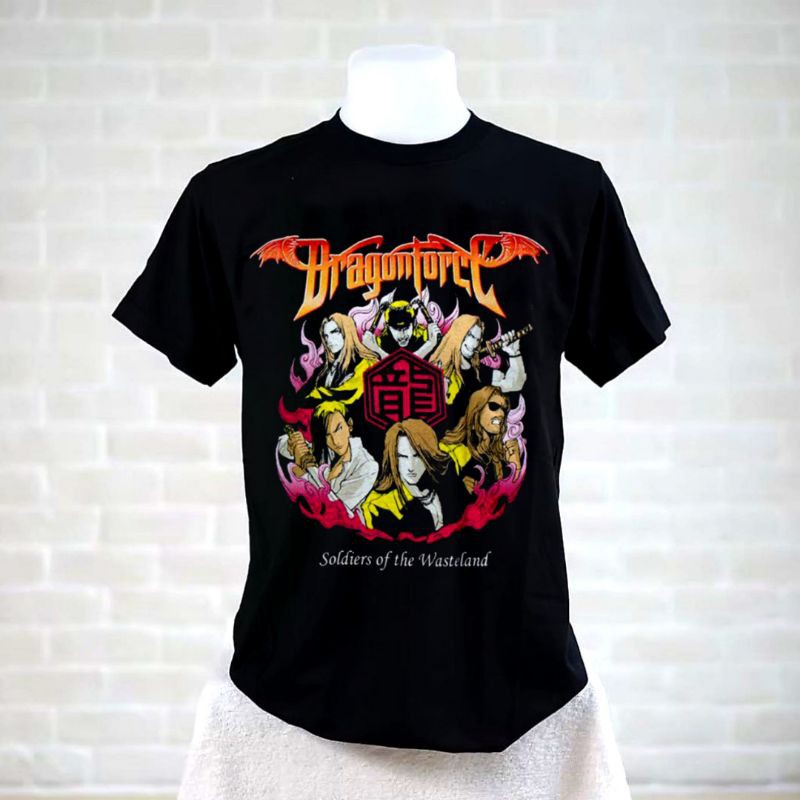 kaos band original distro clothing.id - dragonforce J008
