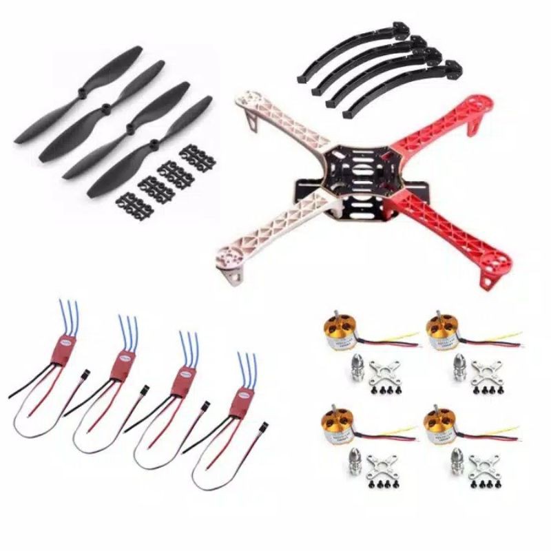 DJI F450 FLAME WHEEL DRONE RAKITAN