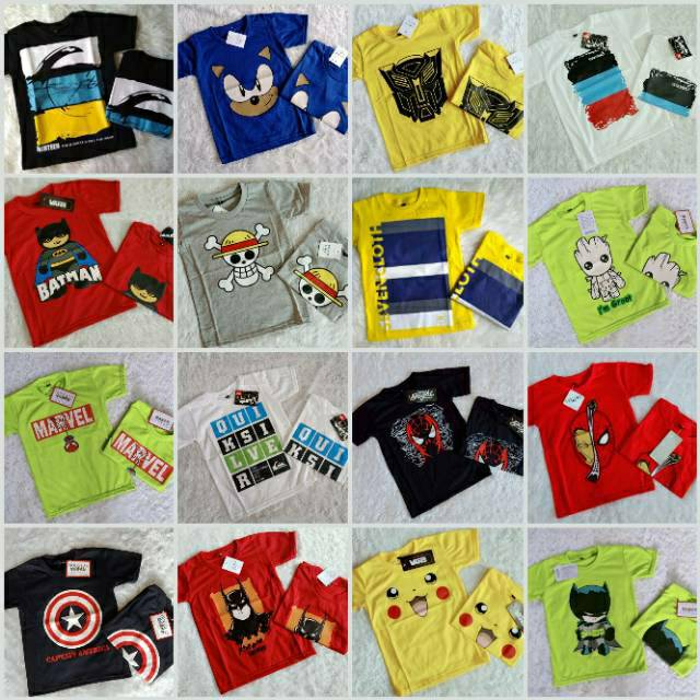 Real pict COD TERMURAH GROSIR KAOS DISTRO ANAK BANDUNG