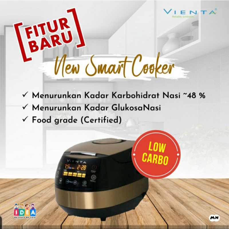 New Smart Cooker Low Carbo Vienta / NSC Low Carbo / New Smart Cooker Vienta / Smart Cooker Low Carbo