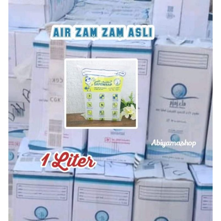 

(READY~MEDAN) 1 Liter Air ZAM ZAM 100 % ASLI | Original