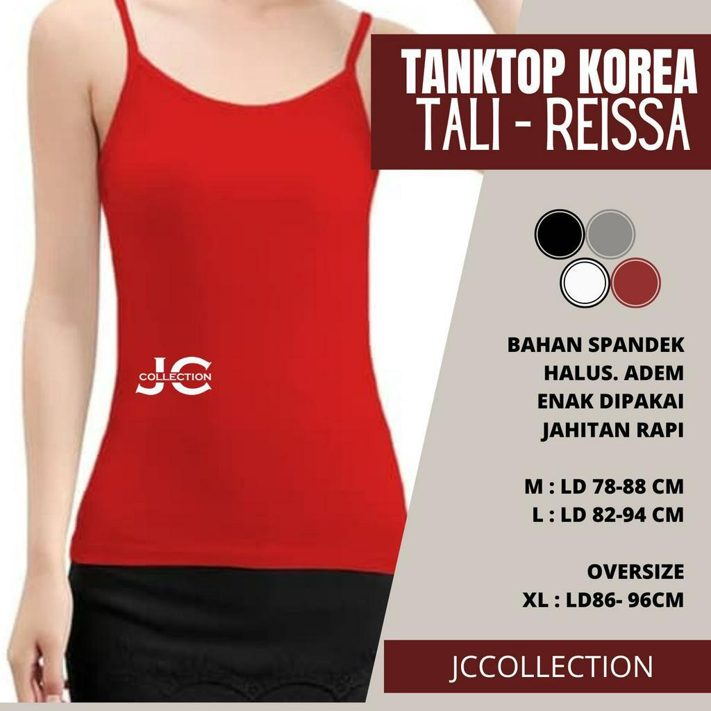 Tanktop Singlet Tali Kecil Wanita Ressa  - JCCollections