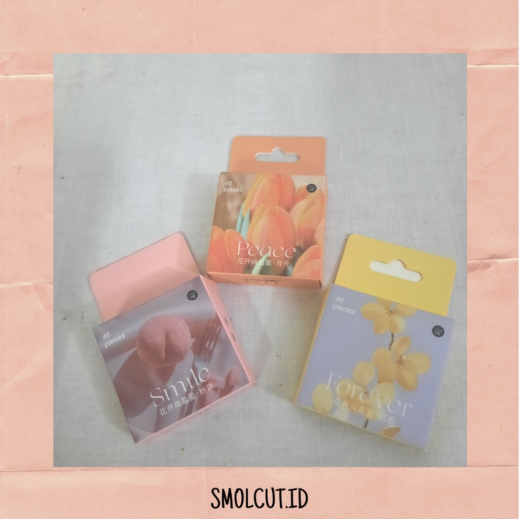 

Sticker set 46pcs Deco Aesthetic Warna / Stiker Aestetik mood bored bullet journal deco / stiker deco set