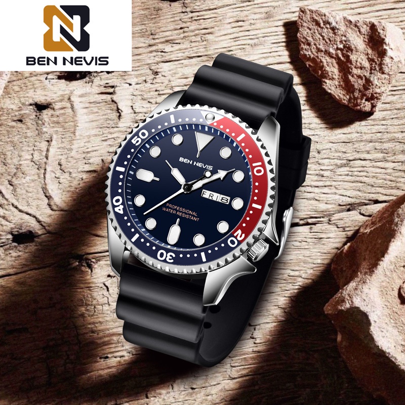 ✇Jam Tangan Kuarsa Pria Ben Nevis Asli Jam Tangan Pin Bercahaya Pria