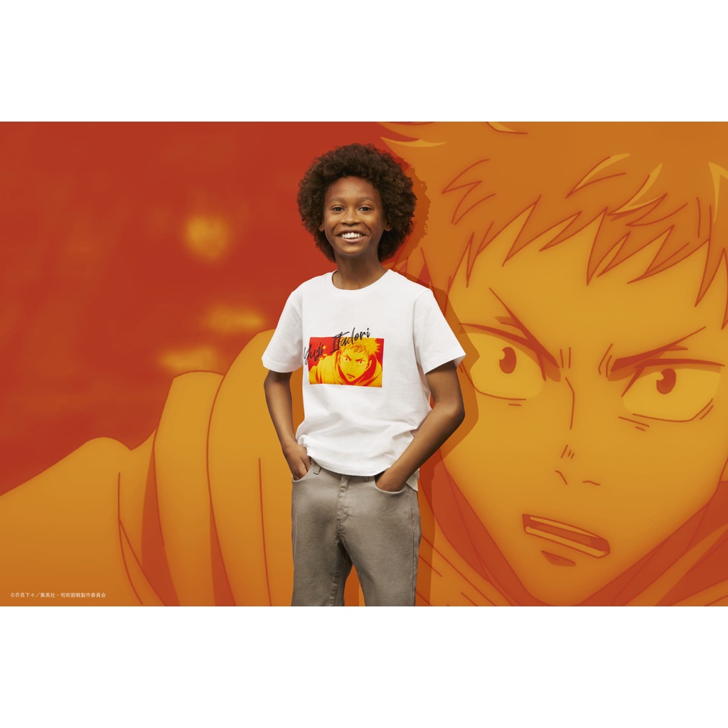 UNIQLO KIDS UT X Jujutsu Kaisen Kaos Lengan Pendek Anak JASTIP BATBOY