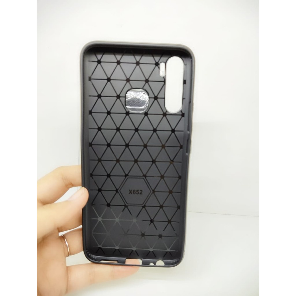 Case Slim Fit Carbon Infinix S5 Lite X652 6.6 inchi Softshell Fiber Multi Carbon