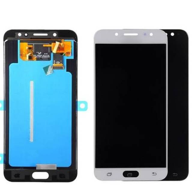 Layar LCD TS Touchscreen Fullset Samsung J7 PLUS C7 2018 C7100 C8 OLED BLACK WHITE