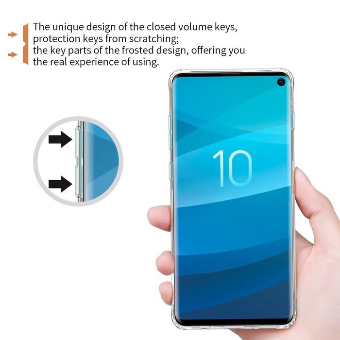 Soft Case SAMSUNG Galaxy S10 Nillkin Nature TPU Casing Original