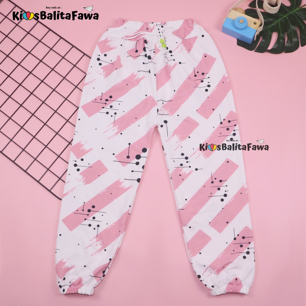 Jogger Motif Uk 8-10 Tahun / Celana Panjang Import Anak Laki Joger Pants Perempuan Grosir Murah