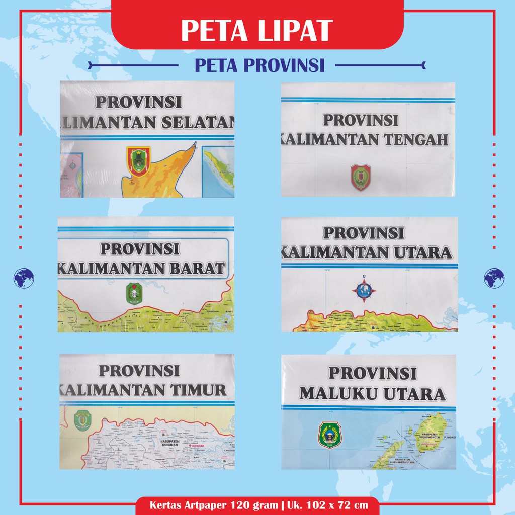 

Peta Lipat Provinsi Kalimantan Selatan Kalteng Kalbar Kalimanta Utara Kaltim Peta Maluku Utara