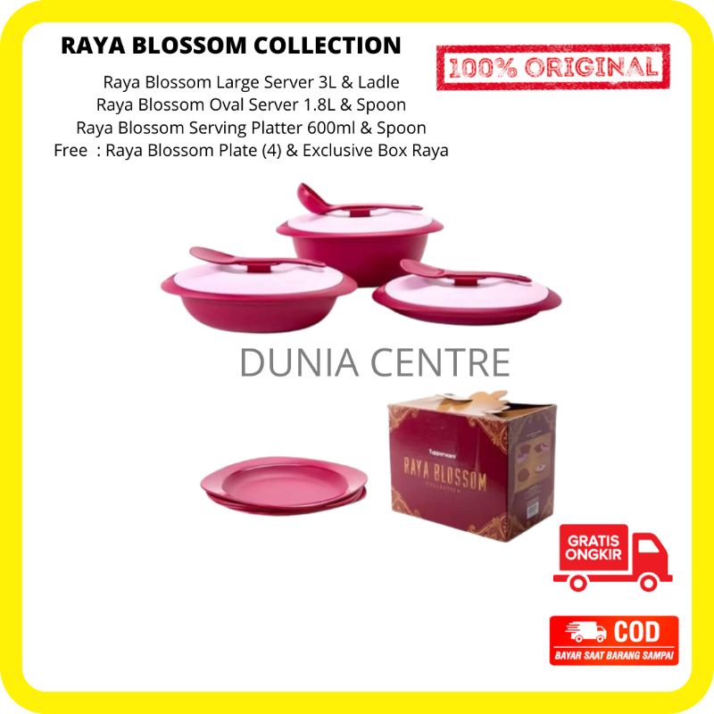 PROMO TUPPERWARE RAYA BLOSSOM COLLECTION SET ORIGINAL