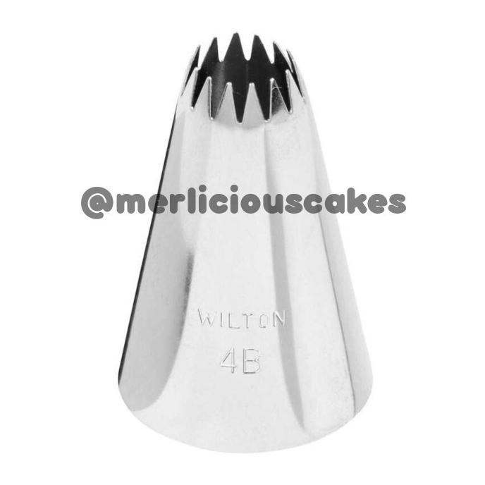 

Office & Stationery | Alat Tulis | Wilton Open Star Tip Spuit 4B Piping Tip Original | Best Seller