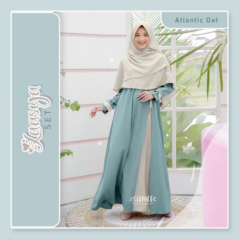 Gamis Laasya Atlantic oat by Silmee