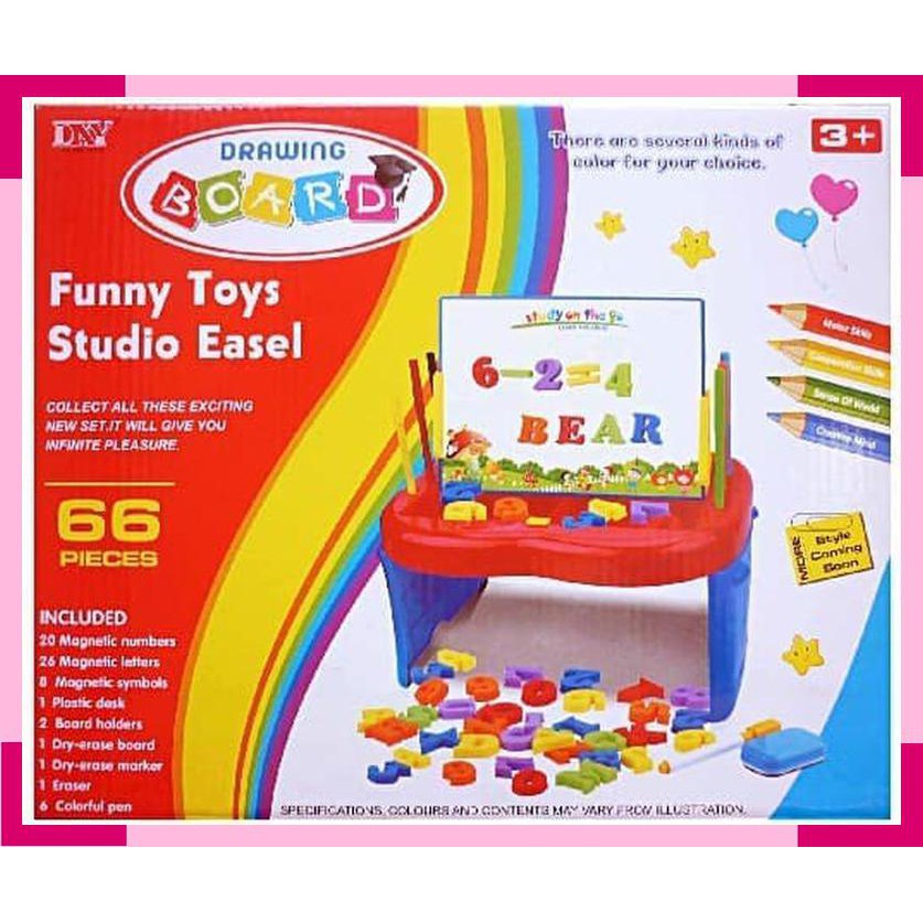 

Papan tulis anak - papan tulis magnet - drawing board - mainan edukasi