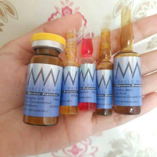 (Original) Ready Miracle White Blue infus Whitening olivinewhitening Exp Lama Termurah