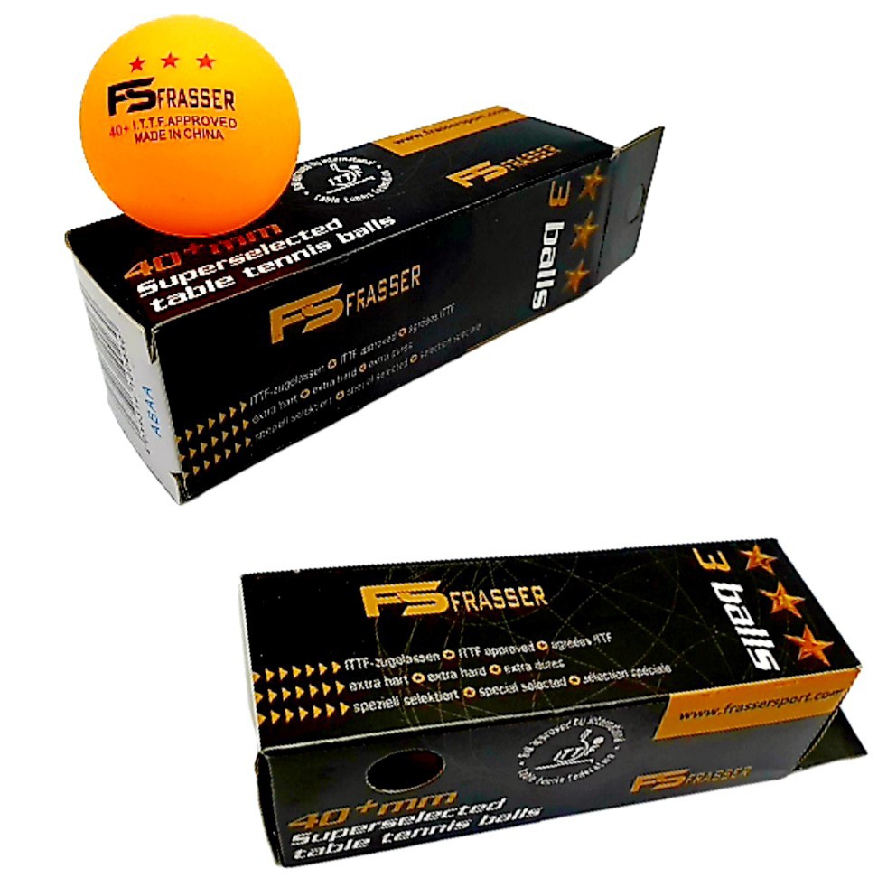 bola pingpong tenis meja frasser kotak 3 bintang