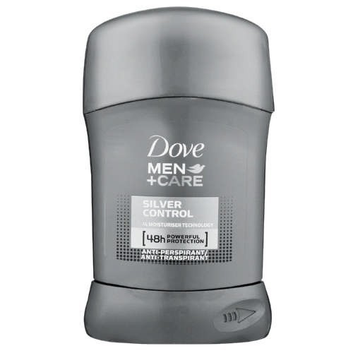 Dove Men + Care Silver Control Antiperspirant Deodorant Stick (50mL)