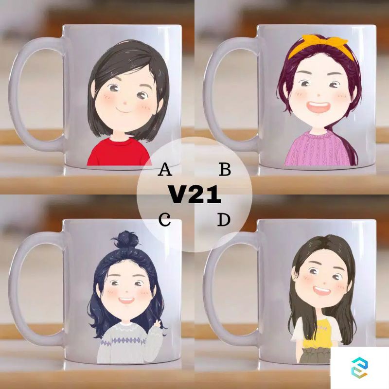 Mug Custom Unik Lucu AVATAR-V21